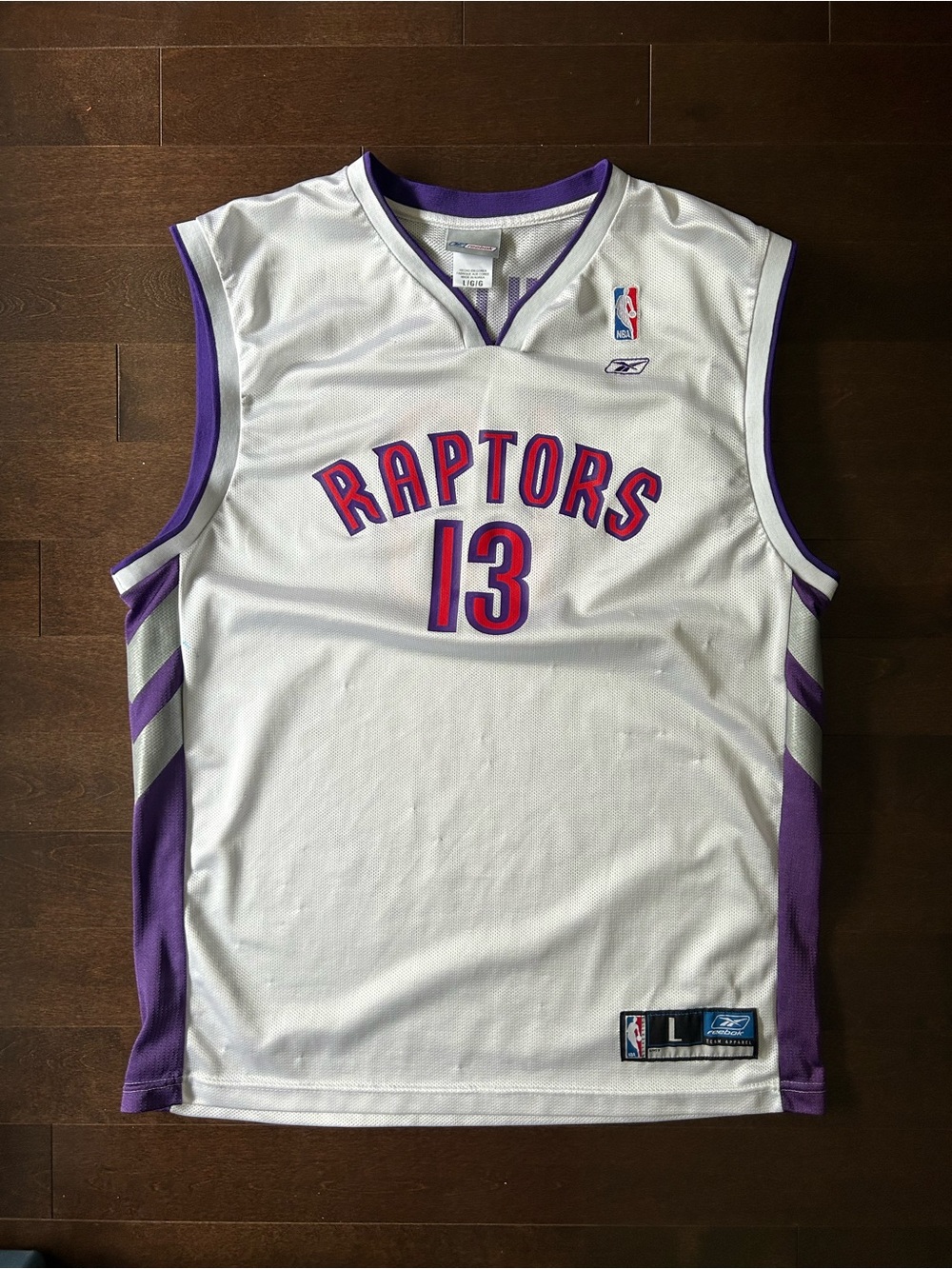 Vintage Reebok Toronto Raptors Jerome Williams NBA Basketball Jersey